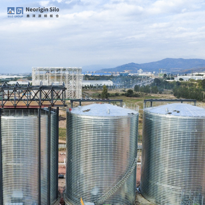 预焙阳极煅后焦钢板仓