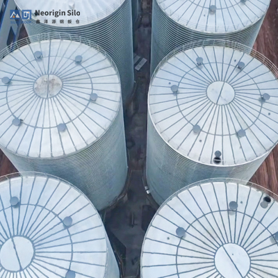 螺旋式轻烧氧化镁储存钢筒仓