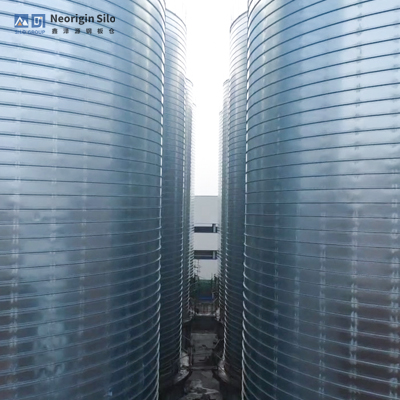 螺旋式轻烧氧化镁储存钢筒仓