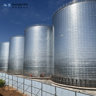 螺旋式固体废弃物钢筒仓