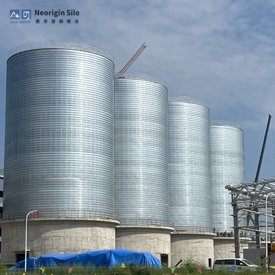 螺旋式固体废弃物钢筒仓