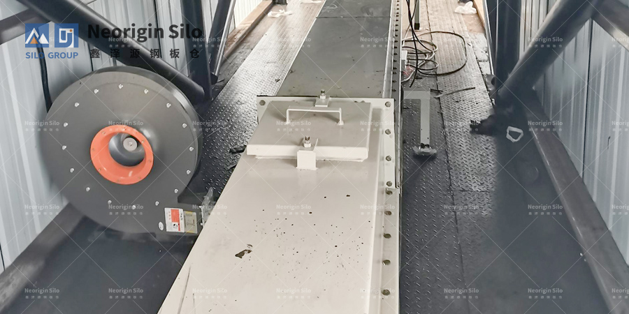 Melamine steel silo air chute