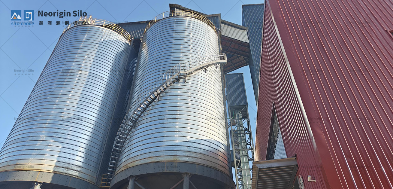 螺旋式载氟氧化铝钢板仓_2