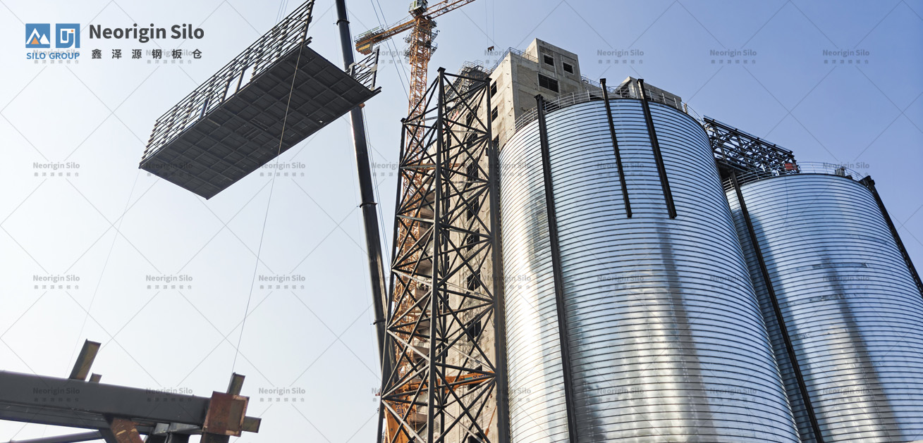 螺旋式载氟氧化铝钢板仓_1