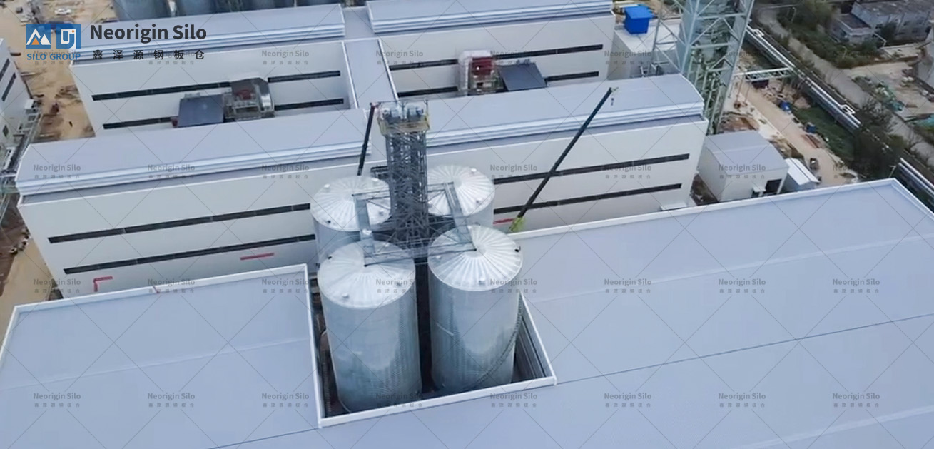 螺旋式固体废弃物钢筒仓_3