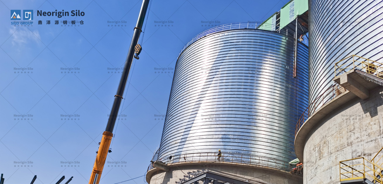 水泥配料钢筒仓_1