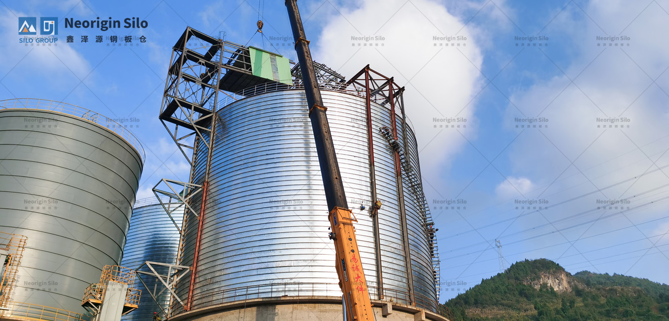 水泥配料钢筒仓_2